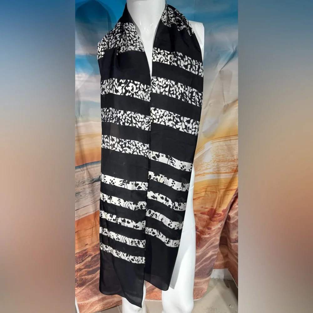 Ann Taylor Long Silk Scarf